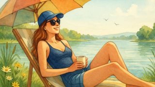 Elengedés meditáció - tópart