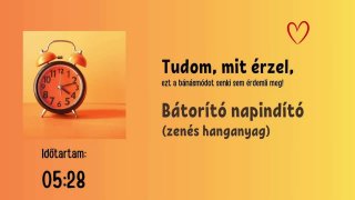 3. Bátorító napindító