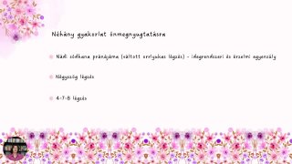 11. Önmegnyugtatás - légzőgyakorlatok